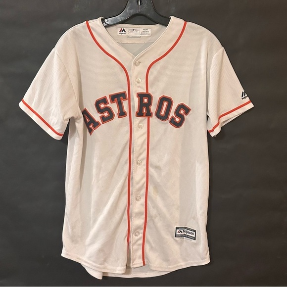 MLB White Houston Astros Baseball Jersey - Picture 1 of 7